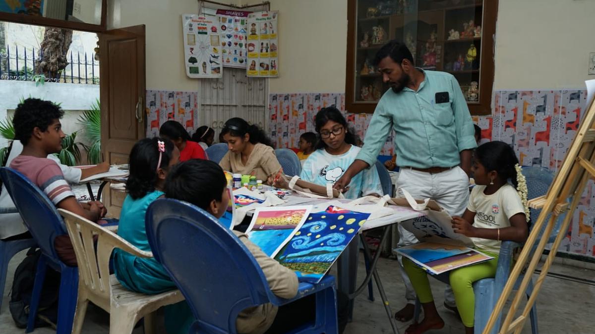 Helping children express themselves through art