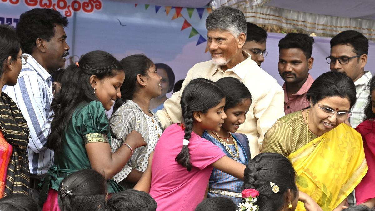 A.P. Chief Minister lays stone for 26 development works at his native village of Naravaripalle