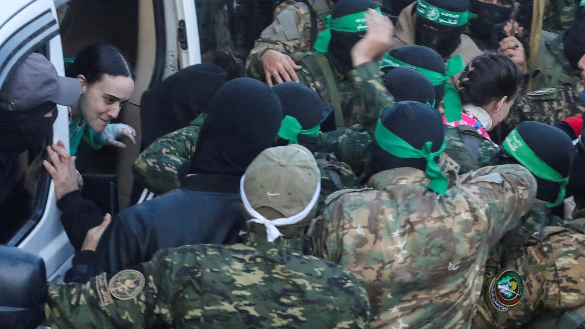 Israel-Hamas ceasefire Updates: Three Israeli women hostages handed over to Red Cross in Gaza, says Hamas