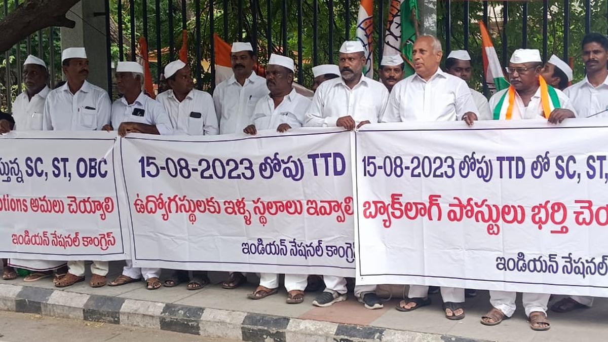 Chinta Mohan demands TTD to fill vacant posts for Dalits