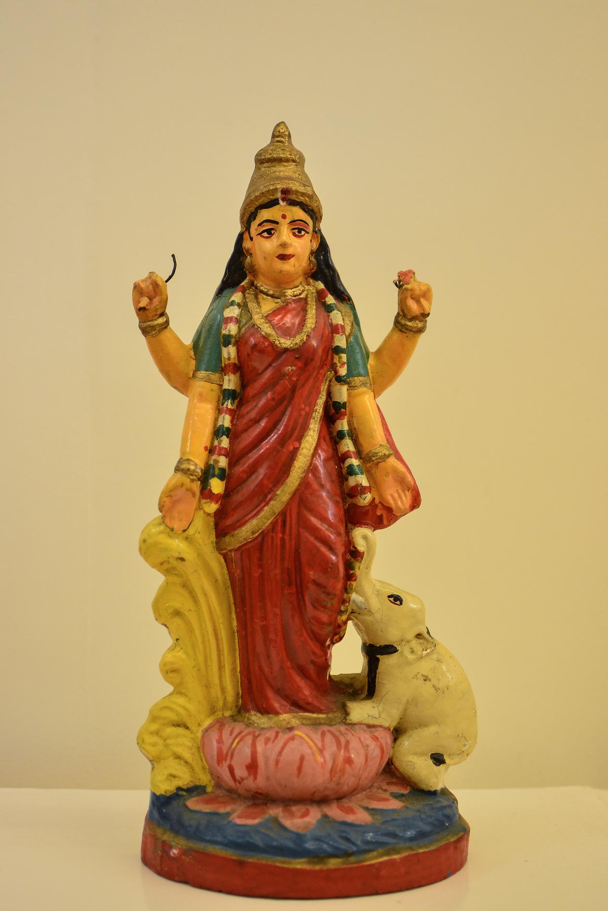 A terracotta Laxmi figurine from Revelations and Reverences 
