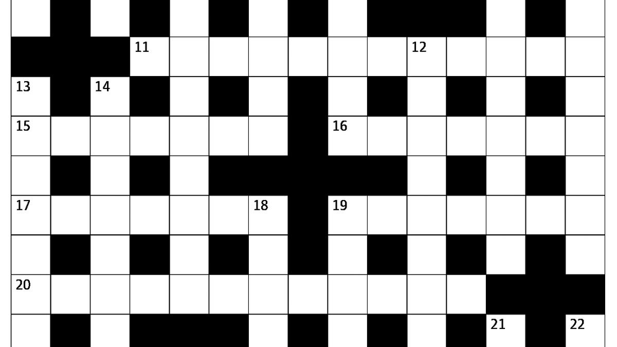 The Sunday Crossword No. 3265