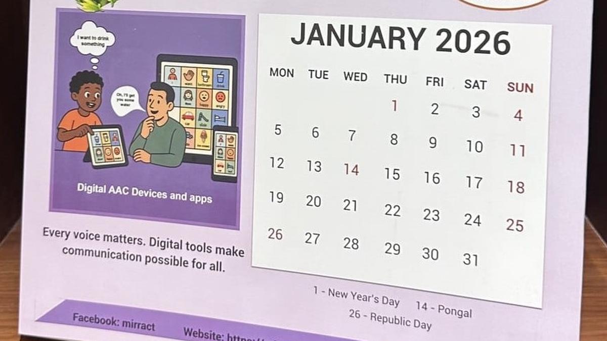 A student-designed 2026 calendar celebrates creativity and inclusion