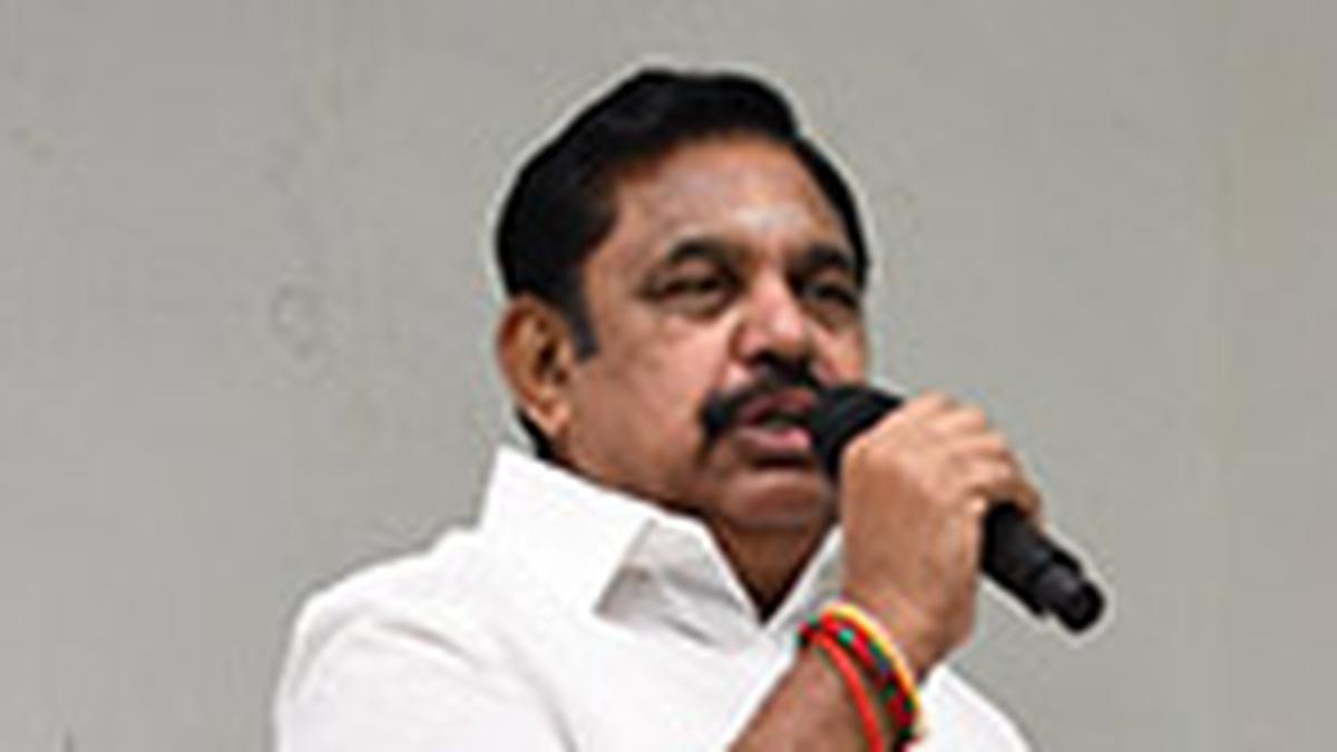 Edappadi Palaniswami condemns attack on CPI office in Chennai