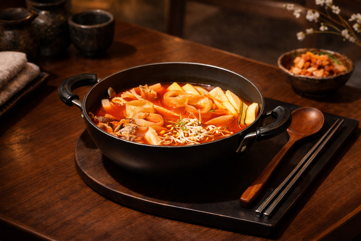 Interactive Korean hotpot Interactive Korean hotpot
