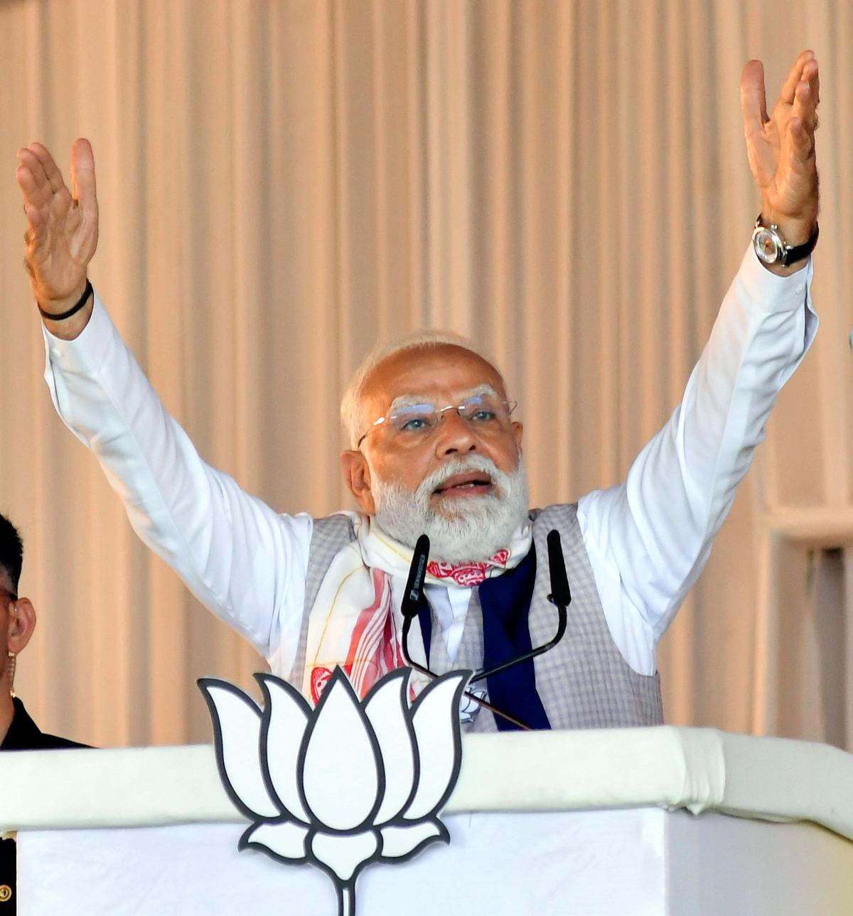 Despite such a big crisis, petrol and diesel prices were not allowed to increase: PM Modi in Assam Despite such a big crisis, petrol and diesel prices were not allowed to increase: PM Modi in Assam