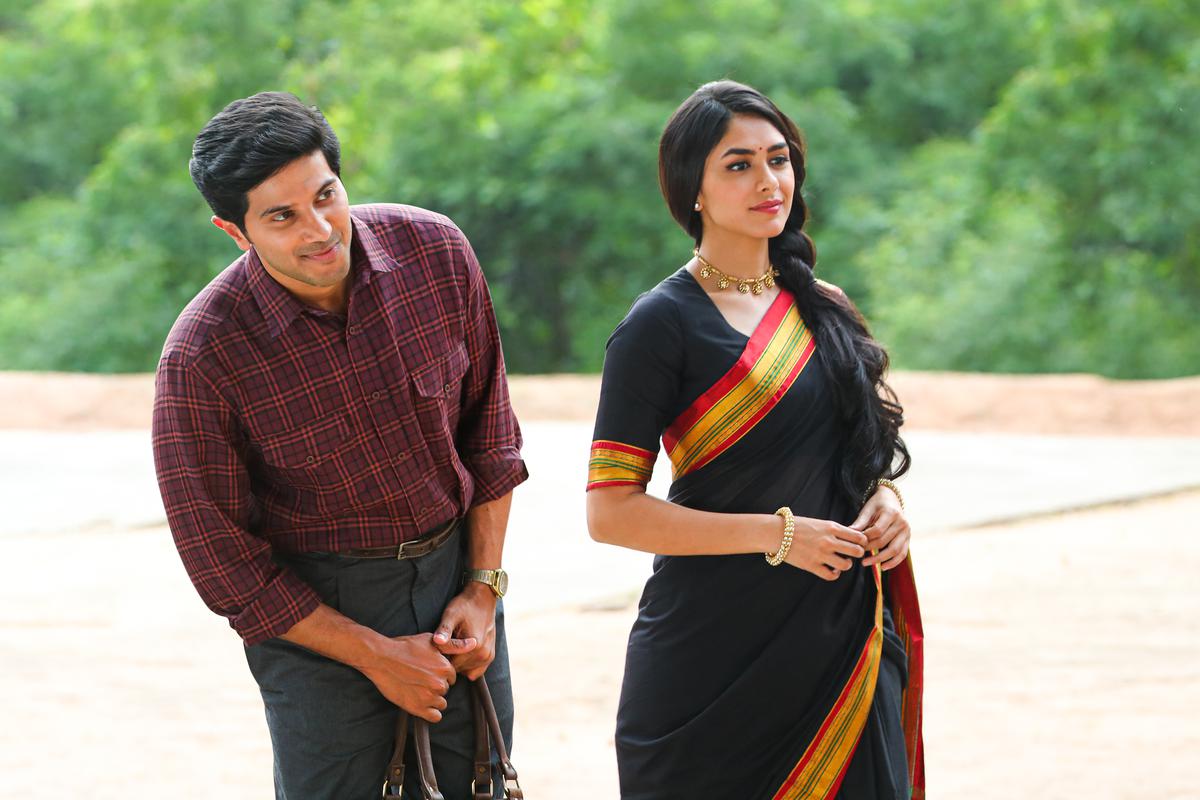 Dulquer Salmaan and Mrunal Thakur in the romance drama ‘Sita Ramam’