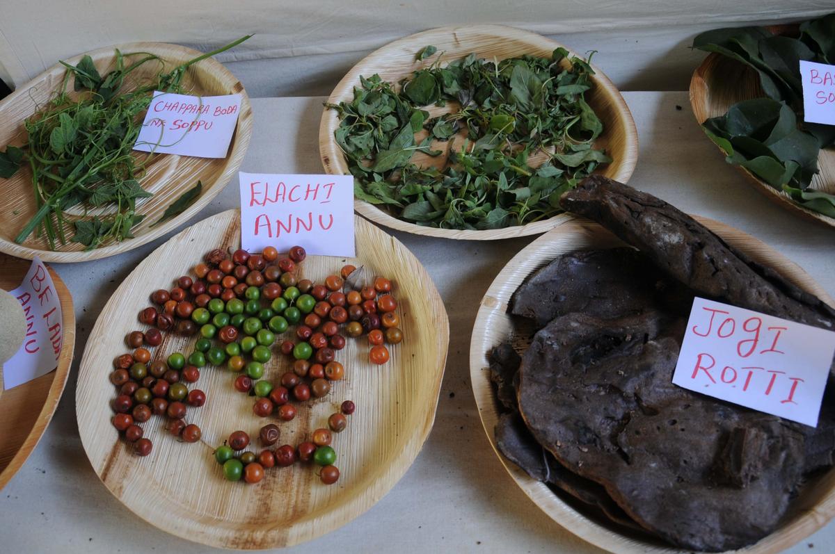 Native produce also includes a variety of greens