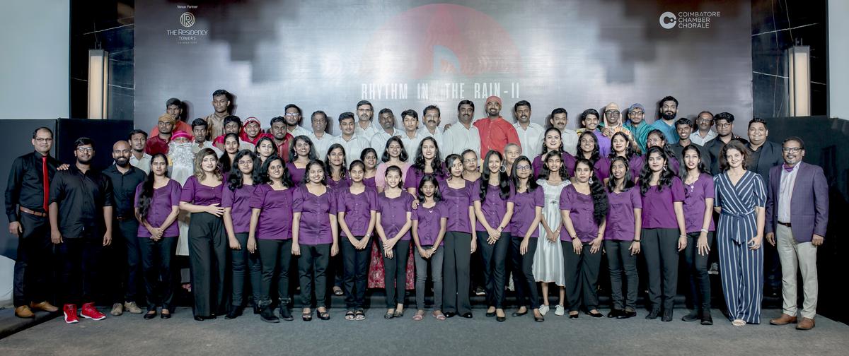 Members of the Coimbatore Chamber Chorale