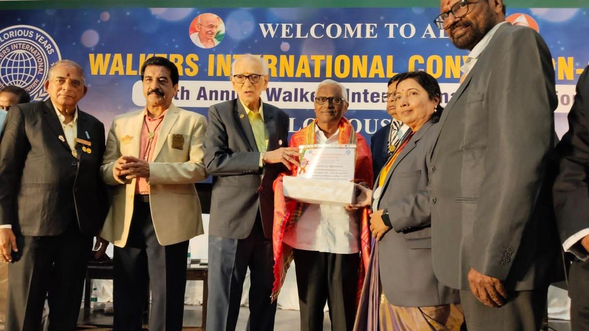 Karrotu Satyam wins award for promoting walking