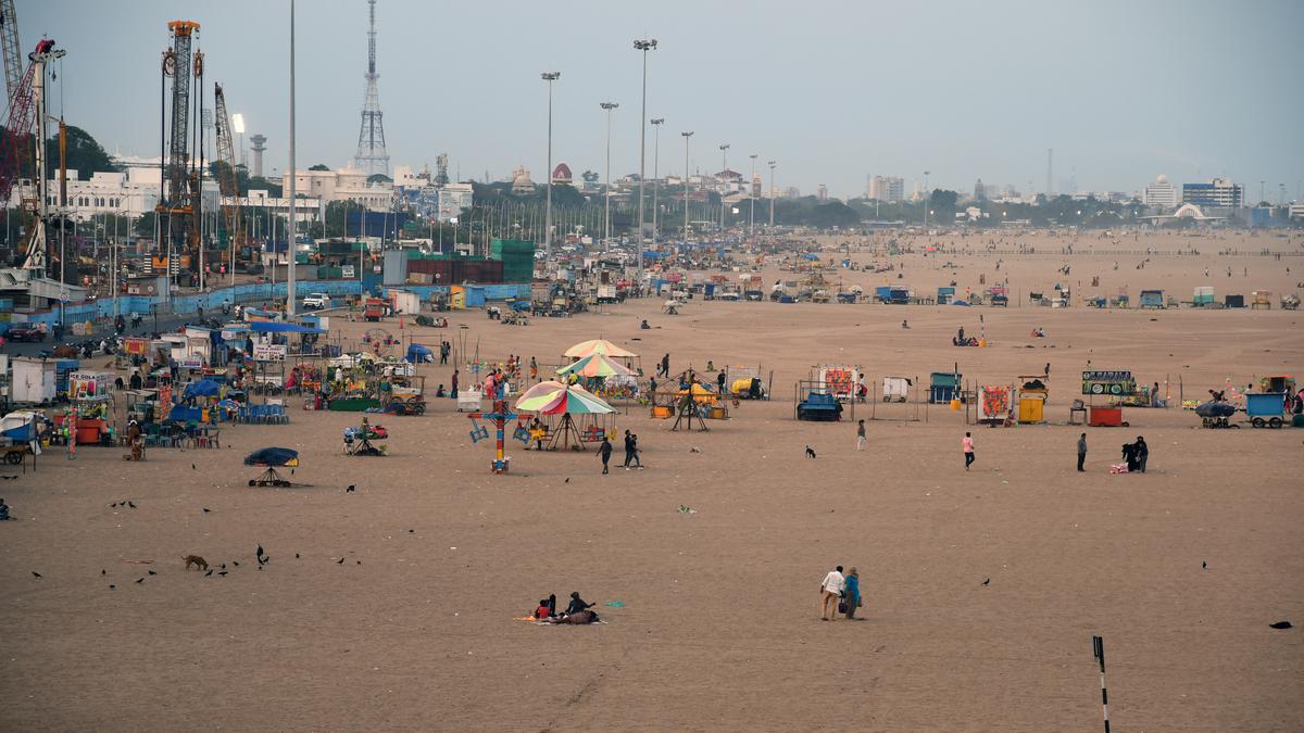 Chennai Corporation’s survey finds a steady decline in beach cleanliness ranking of Marina beach