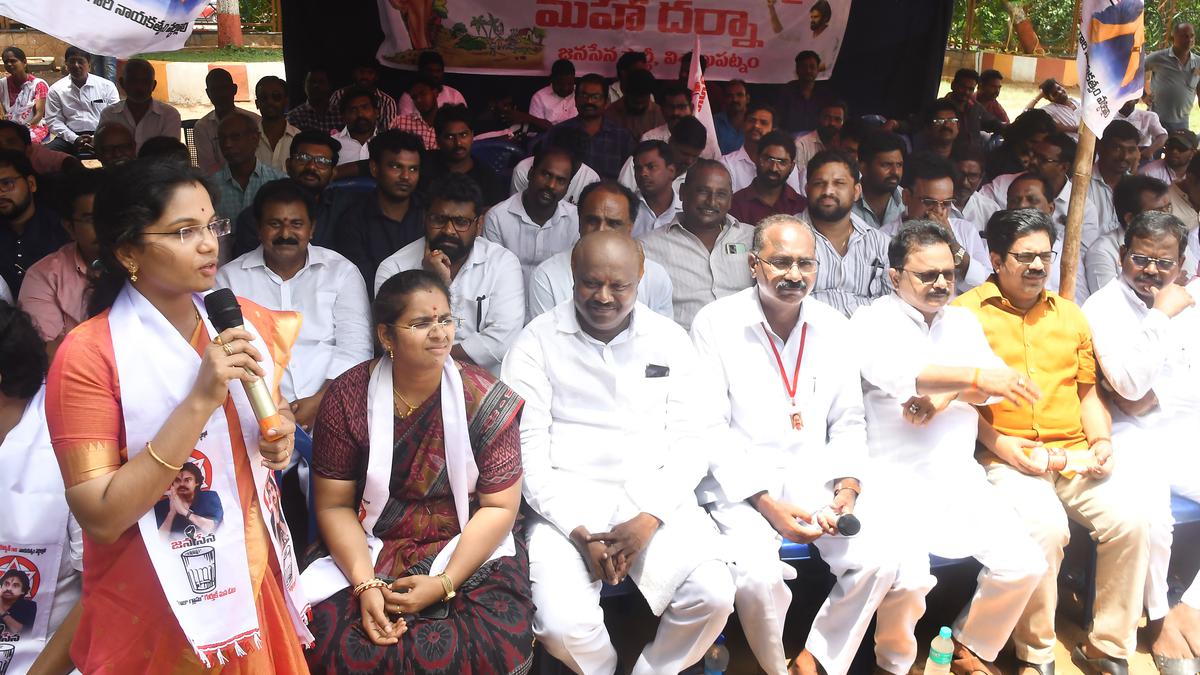 Jana Sena Party seeks CBI probe into land scams in Visakhapatnam