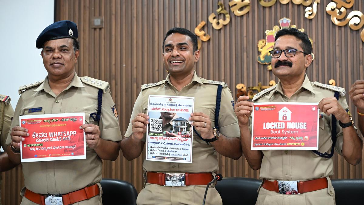 Shivamogga police launch locked-house beat system to stop house theft cases