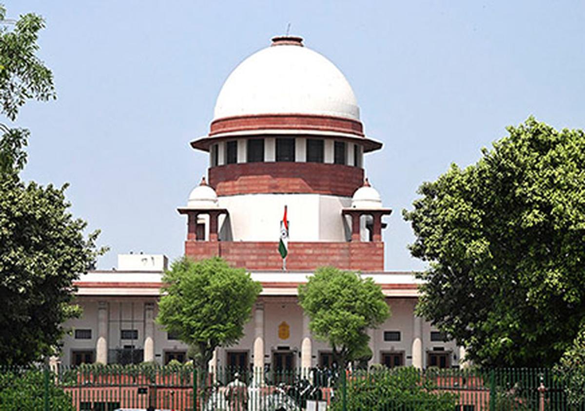A view of the Supreme Court of India in New Delhi. 