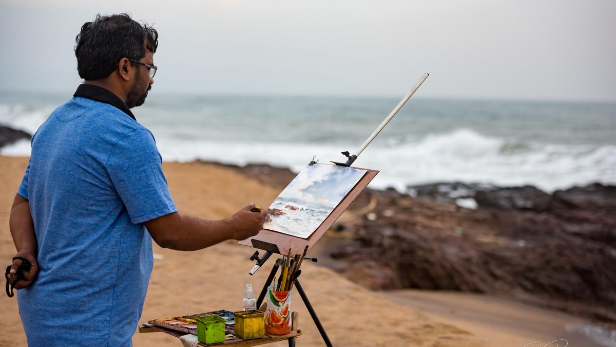 Solo show of Visakhapatnam-based artist Naresh Mahanta