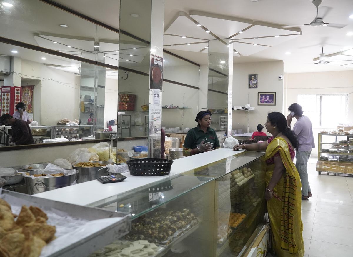 Inside the Sreedevi Swagruha Foods workshop.