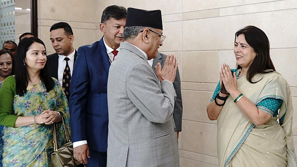 Nepalese PM Prachanda arrives in India on four-day visit