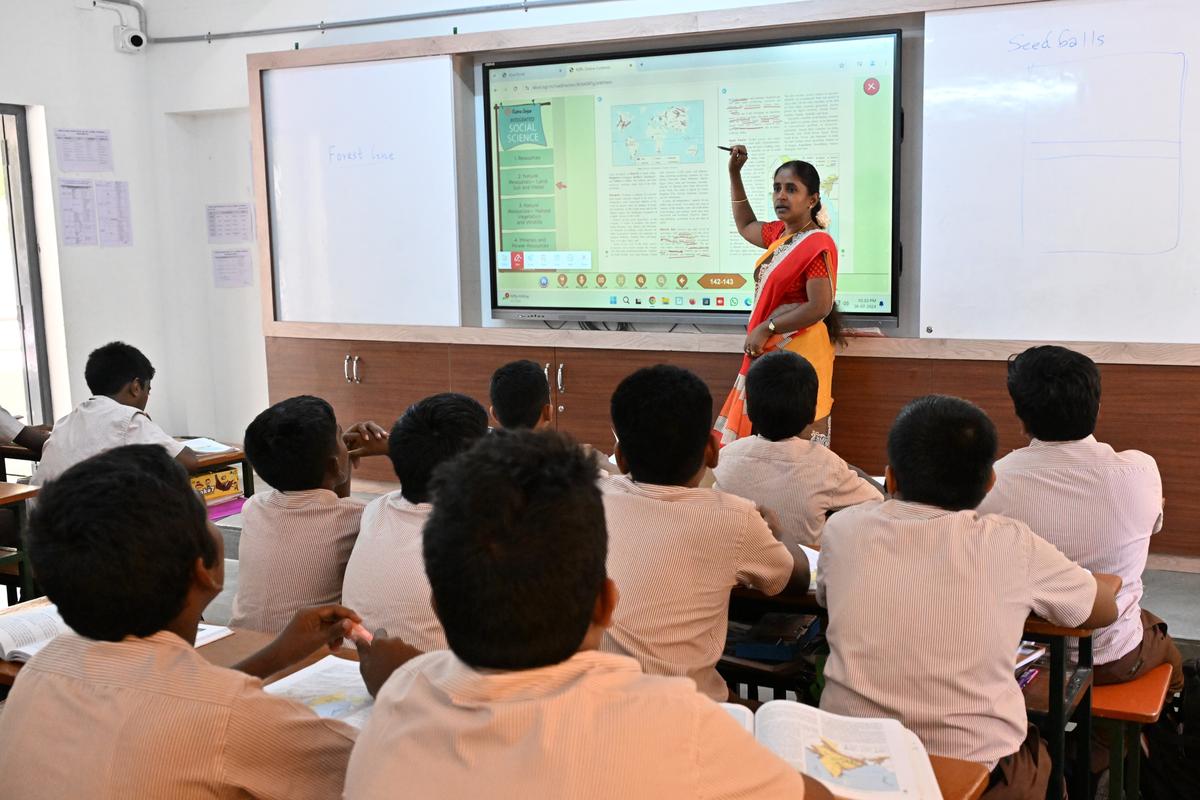 Students in Smart Classroom