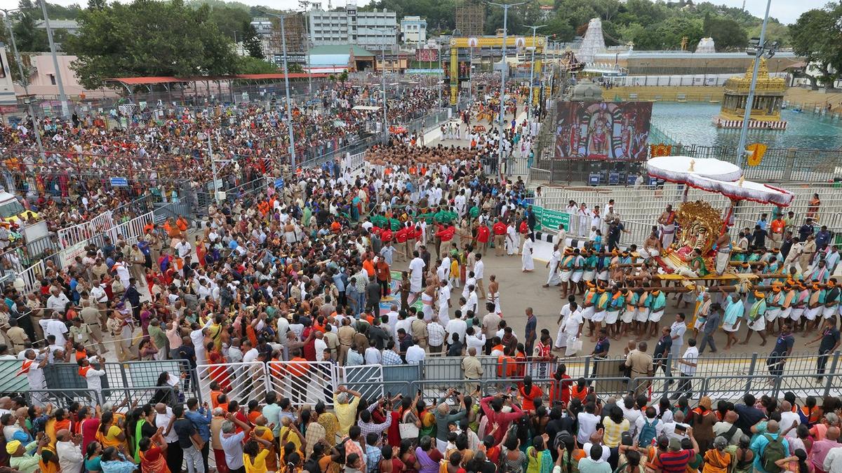 Kalpavriksha Vahanam enchants devotees at Tirumala on fourth day of annual Brahmotsavams