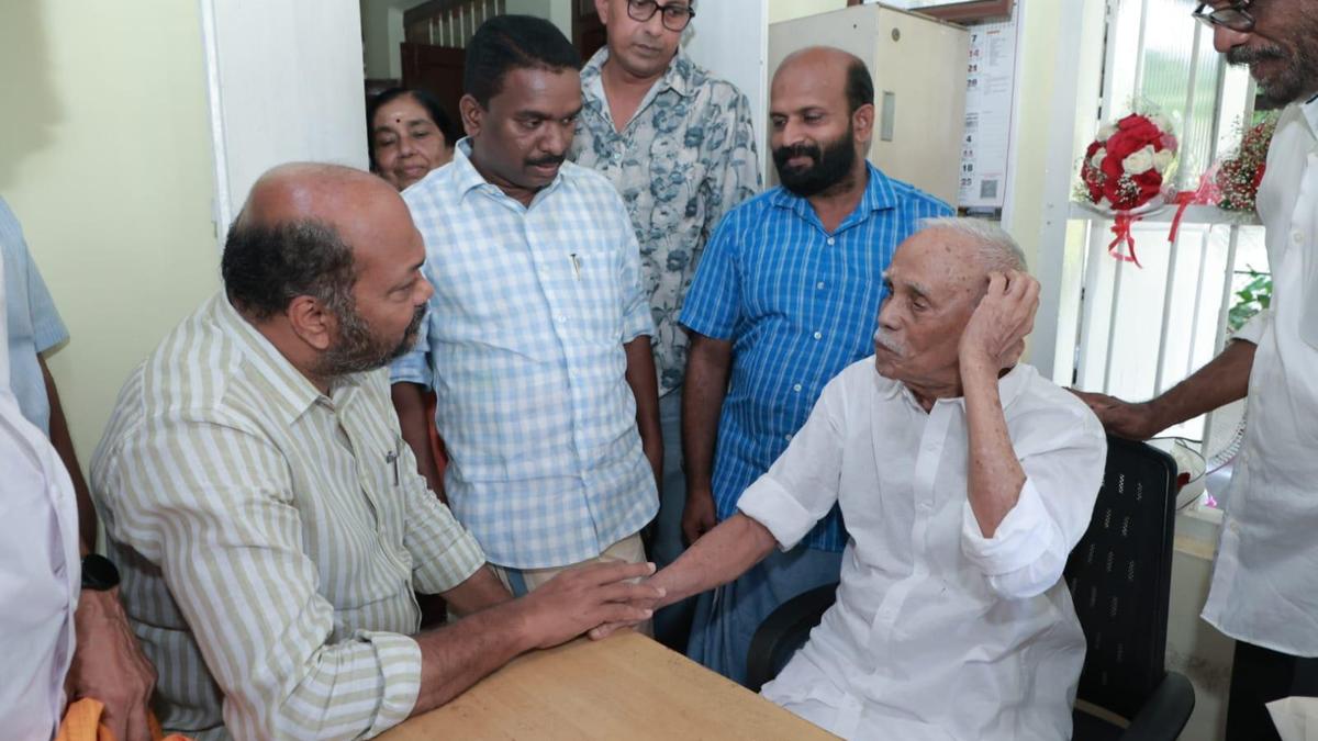 Veteran politician T.P. Peethambharan turns 99