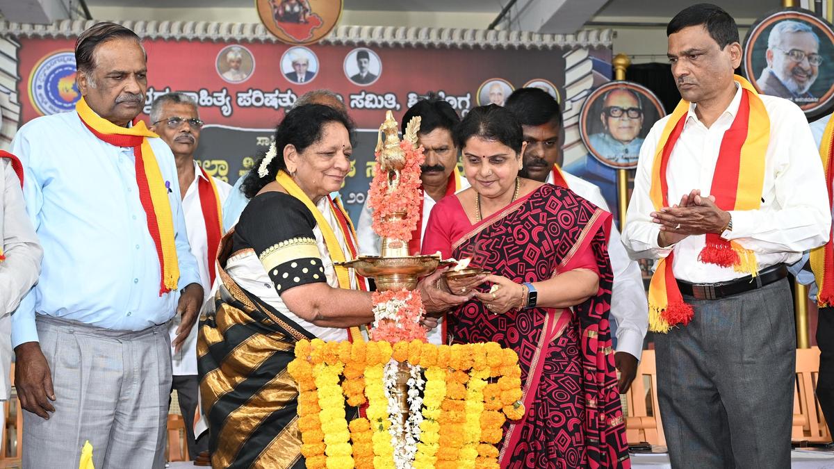 Two-day Kannada Sammelana begins in Shivamogga; event highlights role of literature in promoting unity, peace