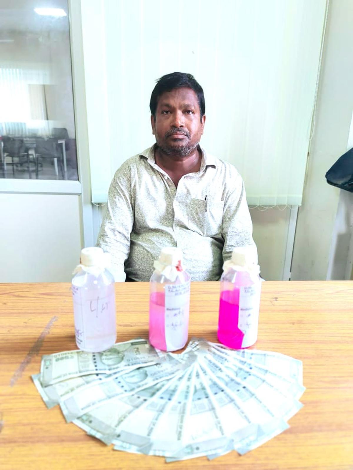 Junior assistant at Primary Health Centre, Angarajpalli, and in-charge of Kotapalli PHC, Gadiyaram Srinivasulu, in ACB net.