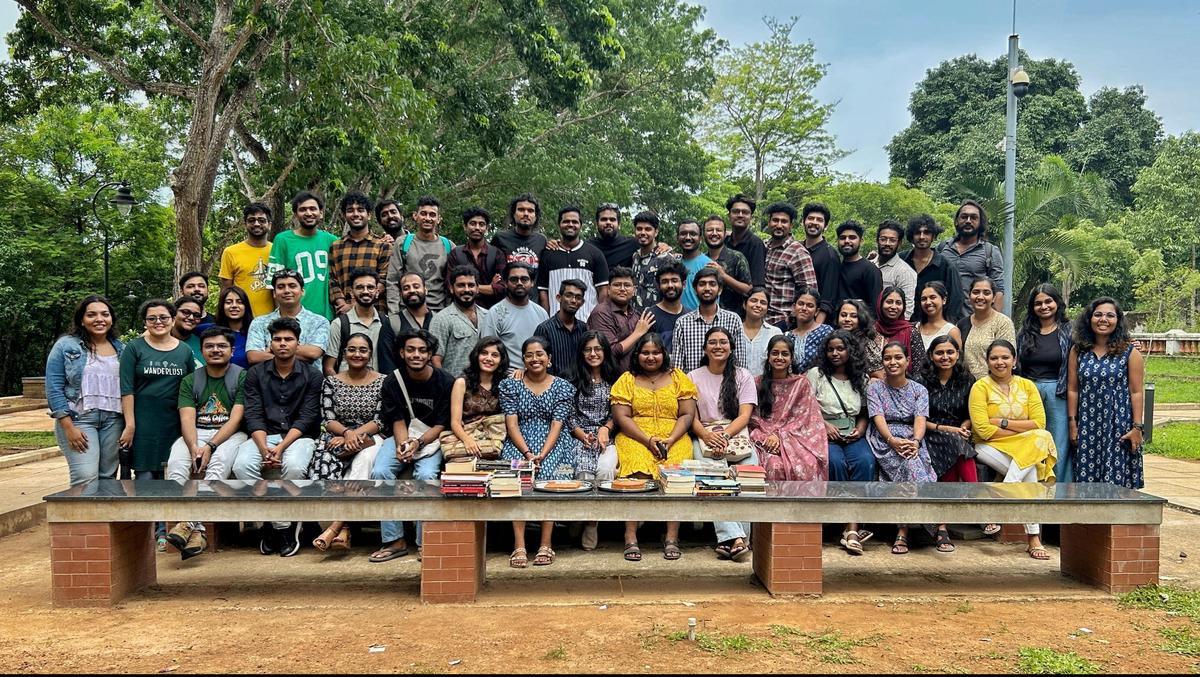 Members of Trivandrum Reads after one of the reading sessions