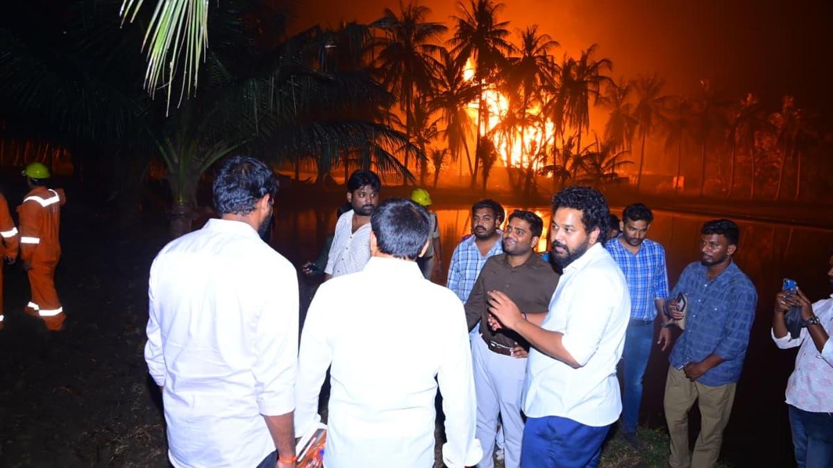 People from three villages evacuated, safety experts from ONGC's Indian experts to join well capping in Konaseema