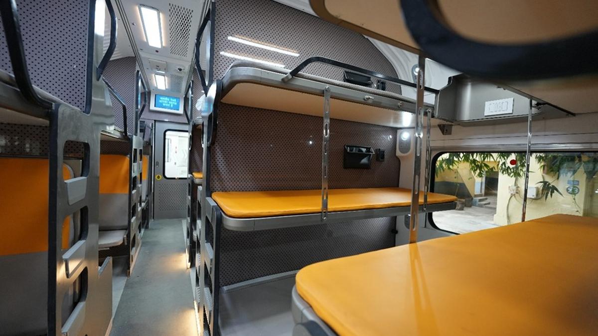 Vande Bharat express sleeper coach: Union Minister Ashwini Vaishnaw unveils prototype version