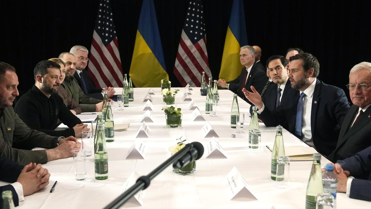 Munich Security Conference: J.D. Vance tells Zelenskyy U.S. wants 'lasting' peace
