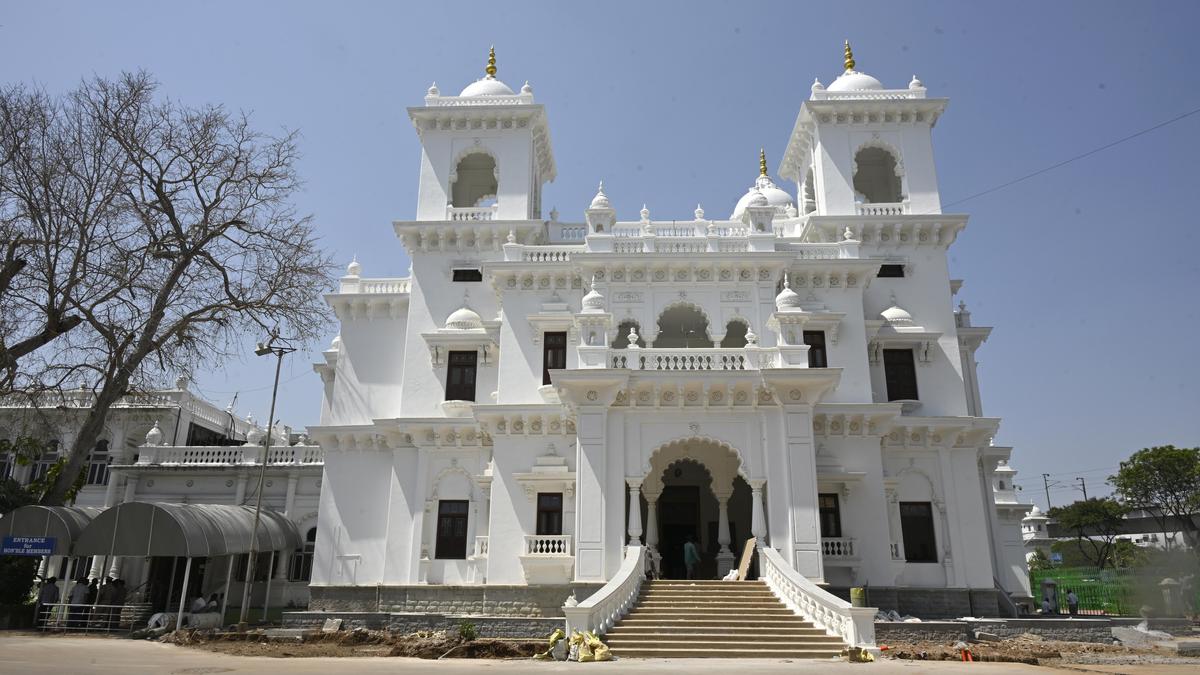 A resurrected Telangana Legislative Council Hall in Hyderabad awaits its D-Day