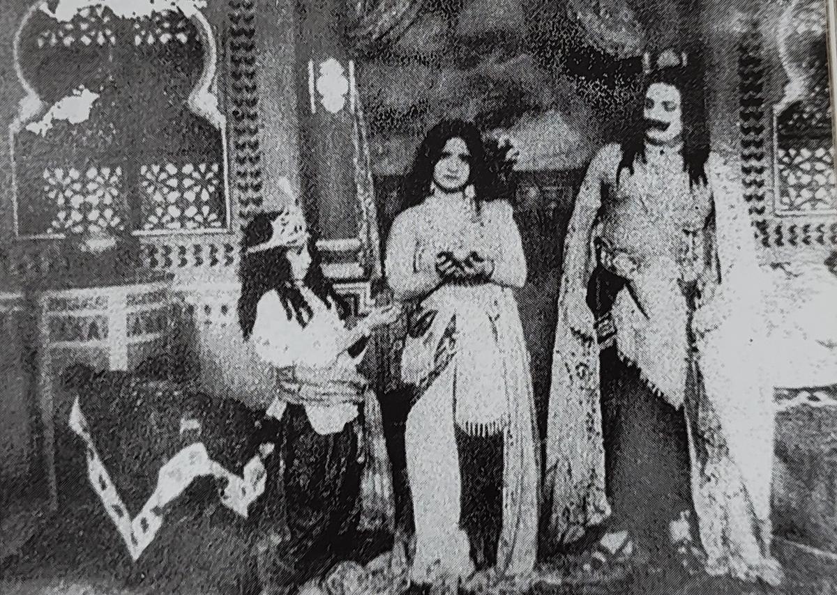A scene from ‘Bhakta Prahlada’ A scene from ‘Bhakta Prahlada’