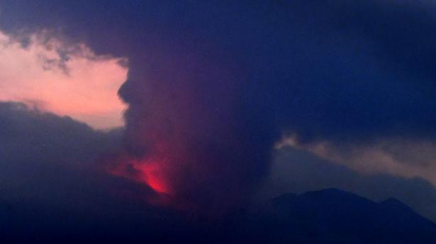 Volcano erupts on western Japanese island of Kyushu, no reports of damage