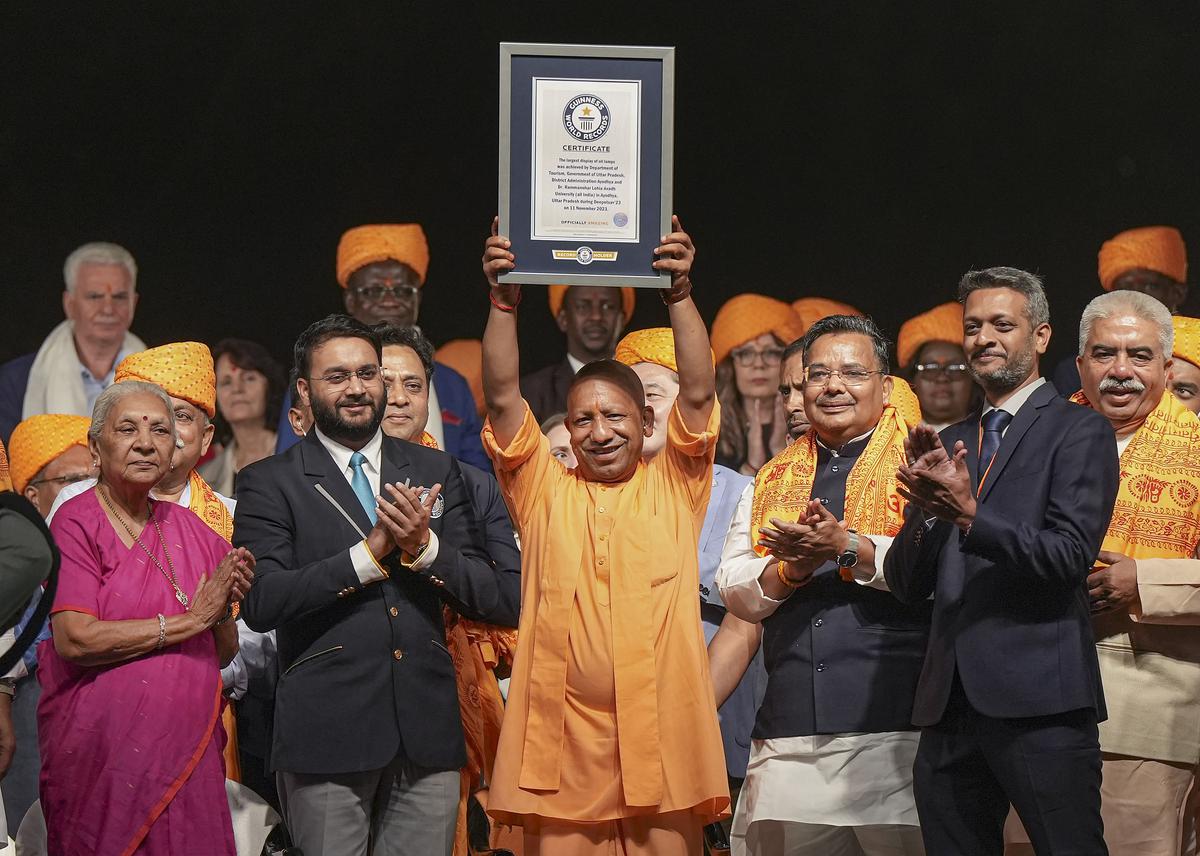 Ayodhya Deepotsav Sets Guinness Record; Uttar Pradesh CM, Governor ...