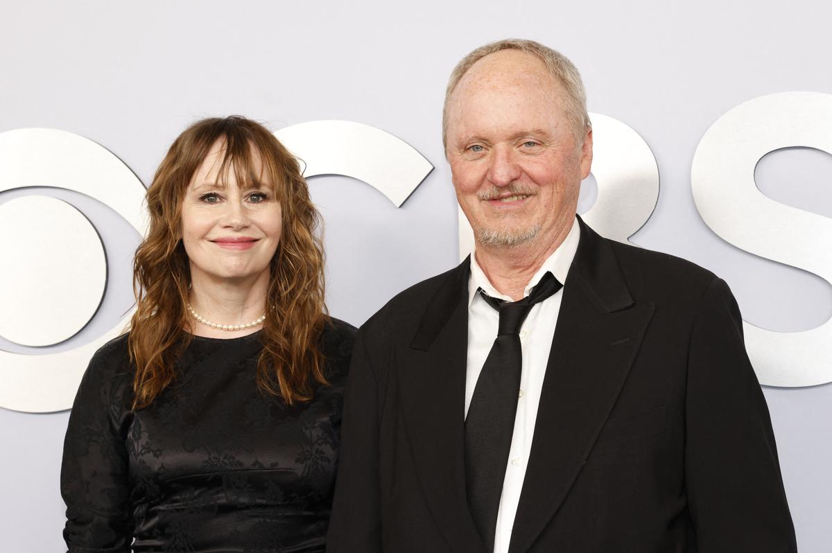 Sally Murphy and Brian McDevitt attend the 77th Annual Tony Awards on June 16, 2024 in New York City, USA
