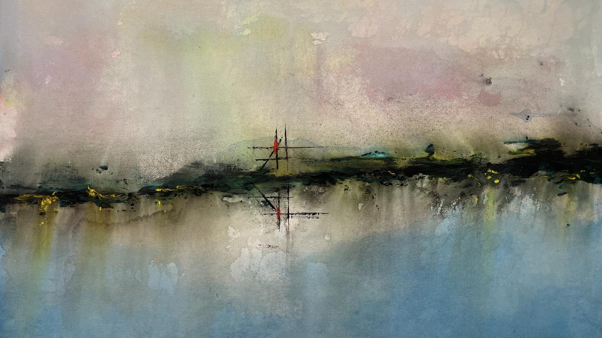 Chennai artist Narayan Lakshman explores Zen through abstract expressionism in debut solo show Chennai artist Narayan Lakshman explores Zen through abstract expressionism in debut solo show