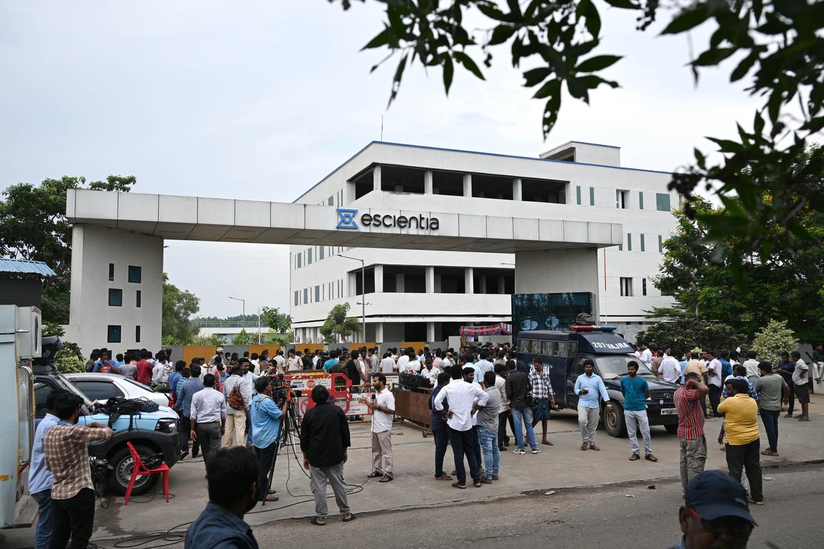 The Escientia Advanced Sciences Private Limited manufacturing unit where the blast occurred.