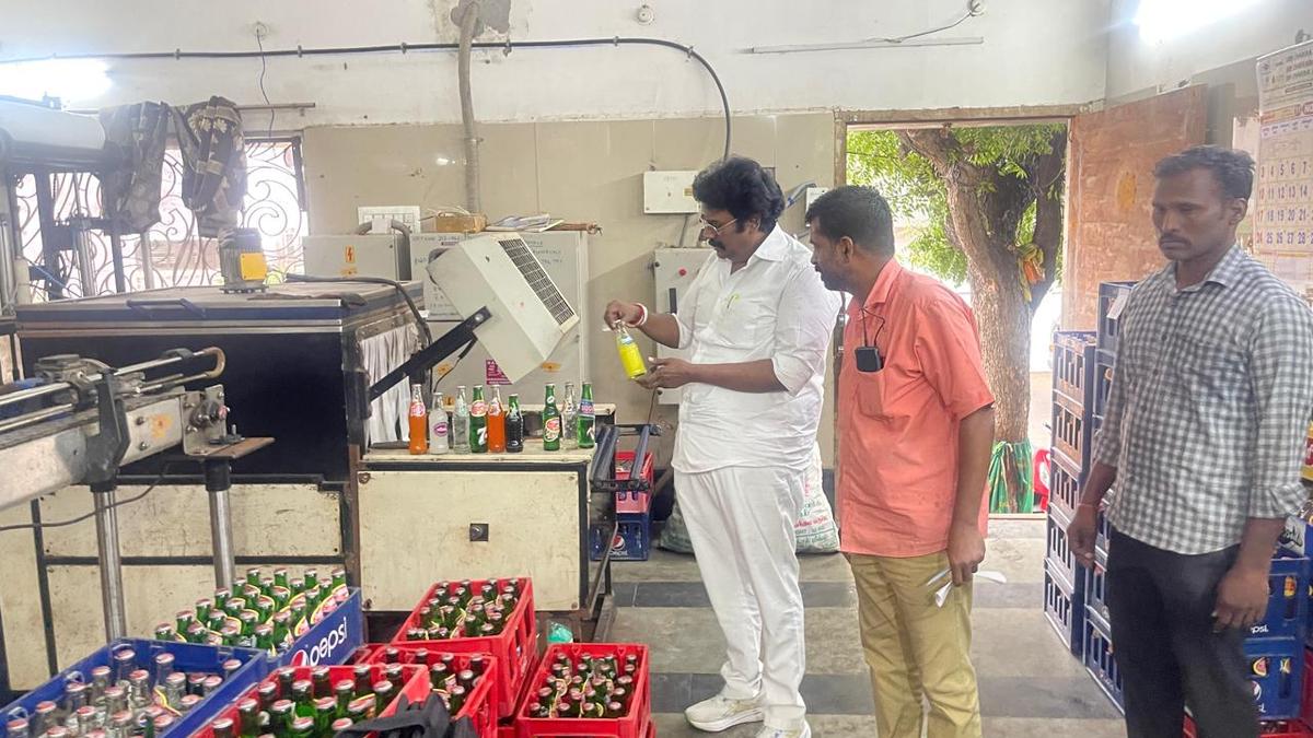 Seven soft drink units shutdown temporarily, 15,620 bottles seized in Tiruchi