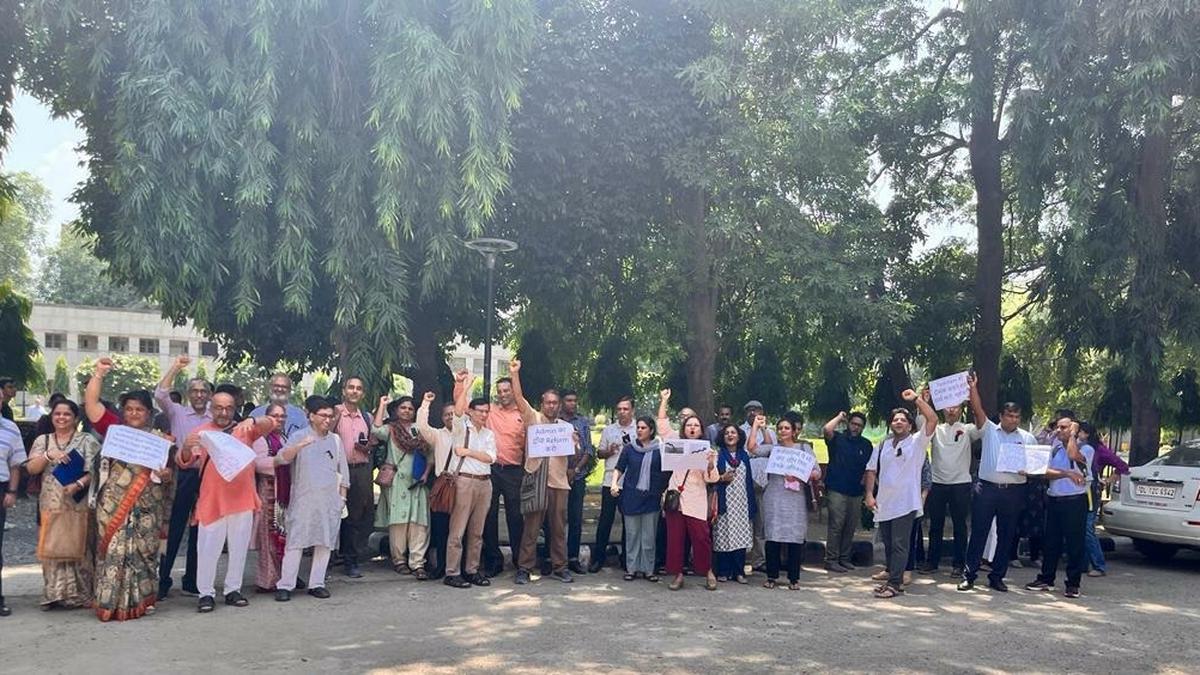 ‘Will continue agitation’: Ambedkar University faculty body after meeting V-C