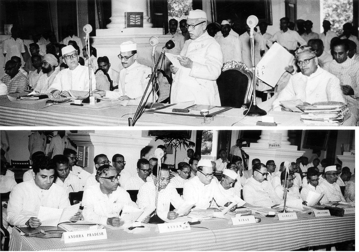 Mr. Bistmuram Medhi, Governor ot Madras, opening the  Session of the Indian Labour Conference at Rajaji Hall in Madras on July 27, 1959.
(Published in The Hindu on July 28, 1959)