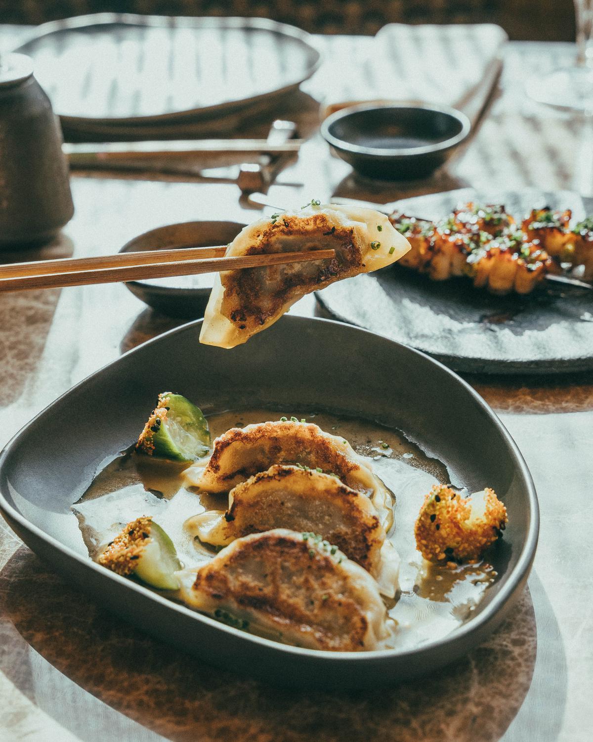 Gyozas at MIMI