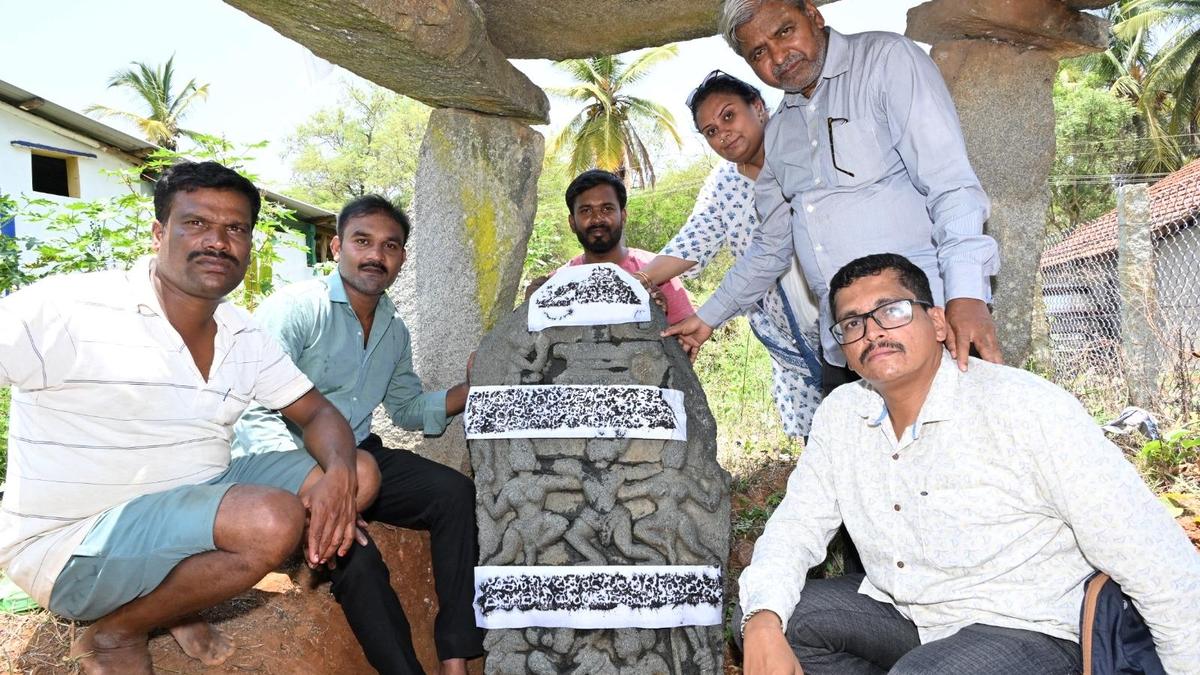 Veeragallu, dating back to 12th century Hoysala period, discovered in village in Nagamangala
