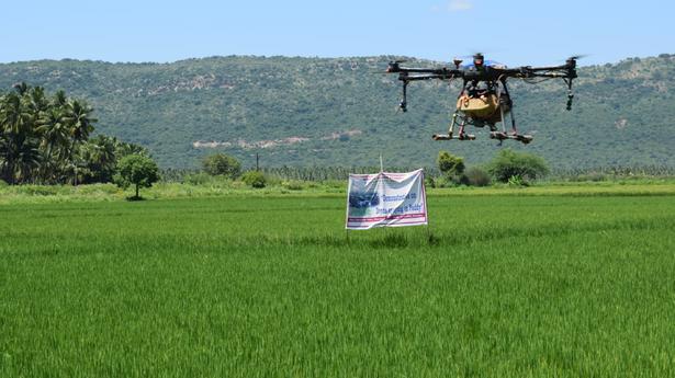 Drones to help Nilakottai farmers spray crops