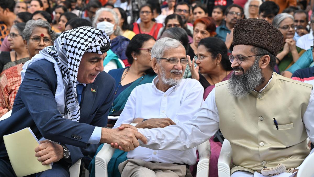 ‘Names of Gaza’ echo through the State capital’s cultural corridor