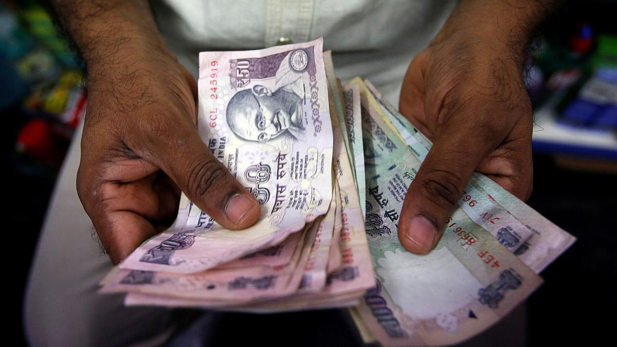 Rupee recovers from record lows; rises 6 paise to settle at 83.34 against U.S. dollar