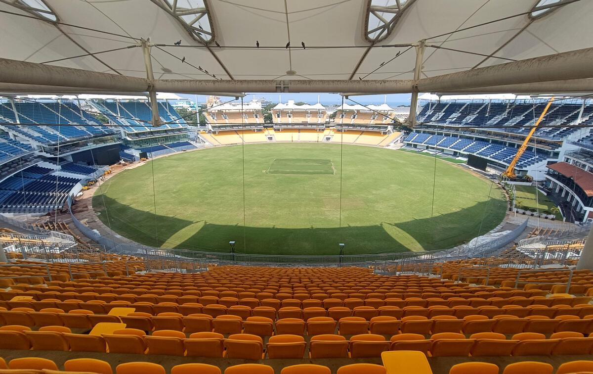 M.A. Chidambaram Stadium in Chennai.