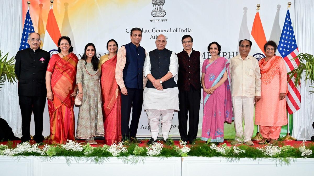 Defence Minister Rajnath Singh concludes U.S. visit, describes Indian diaspora in U.S. as 'living bridge' between both nations