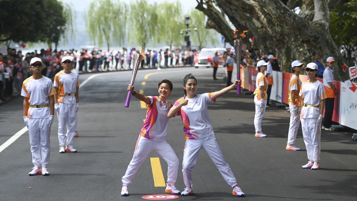 Thousands turn out for launch of Asian Games torch relay in Hangzhou