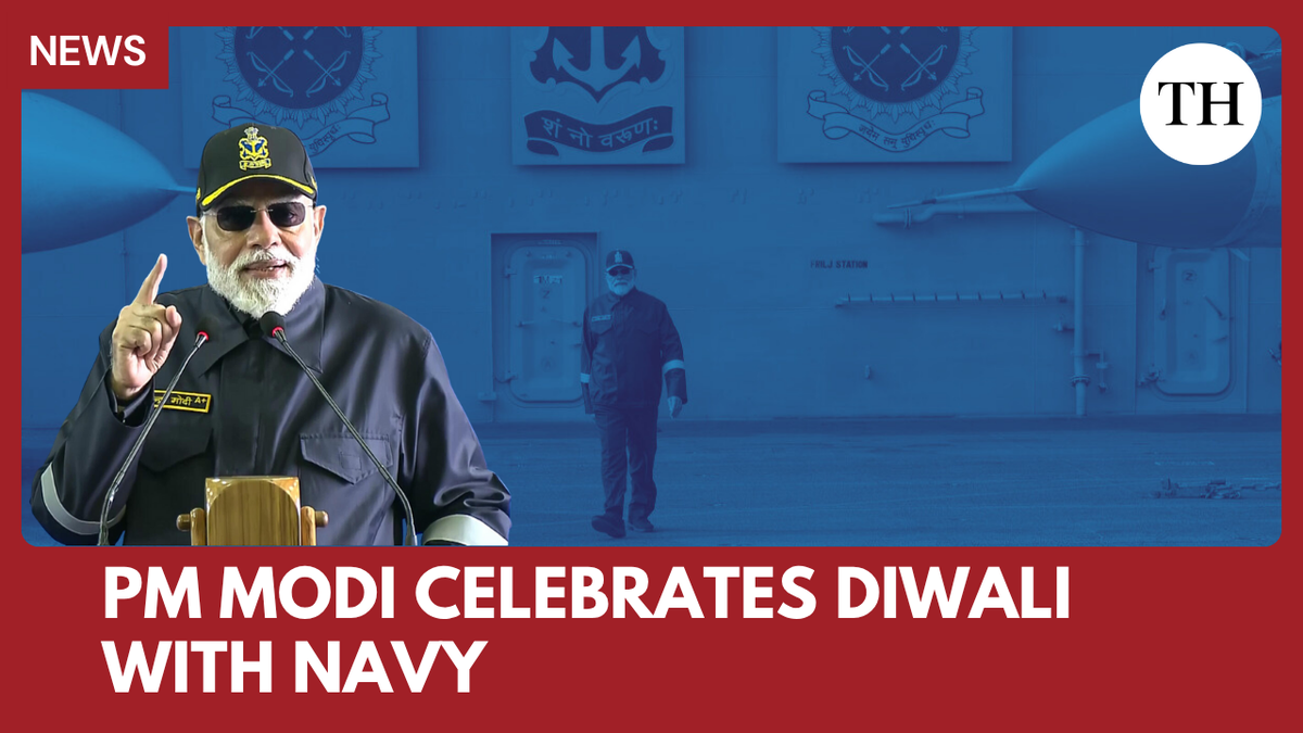 “Freedom from Maoist terror is near”: PM Modi’s Diwali message from INS Vikrant