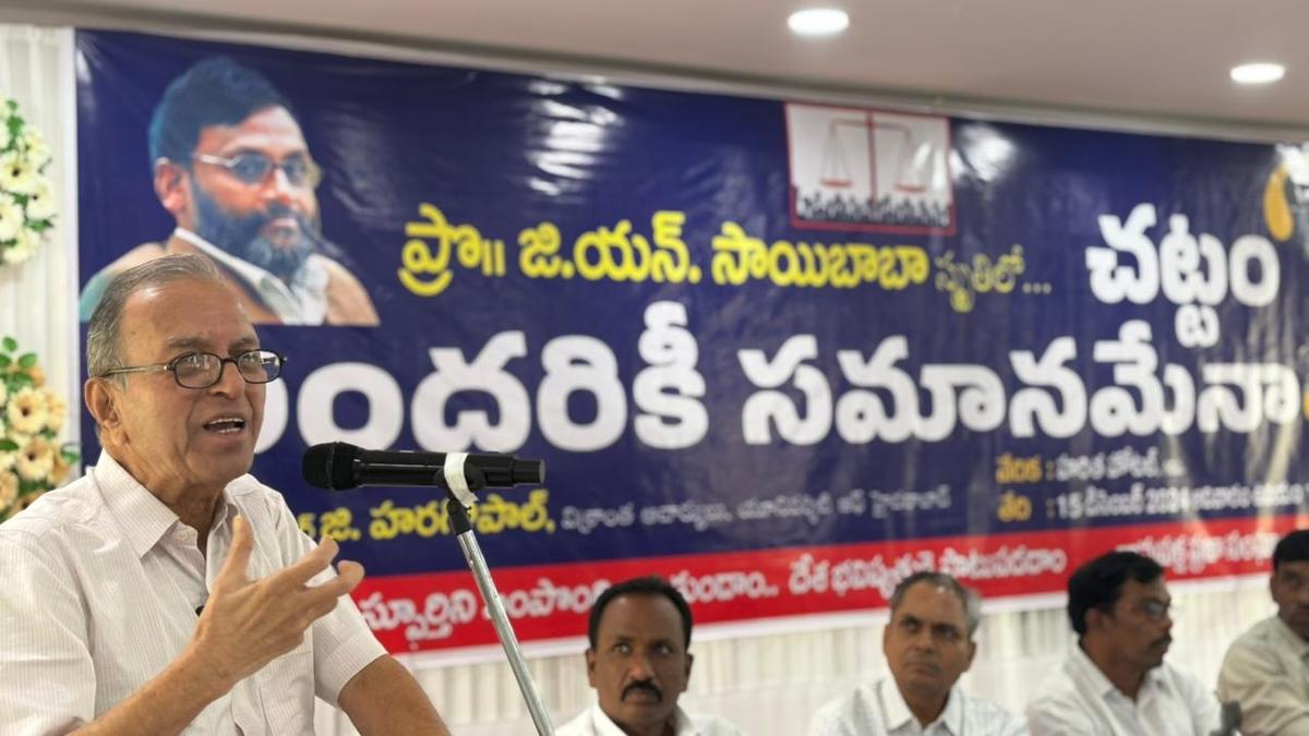 Future of democracy in peril, says Prof. Haragopal